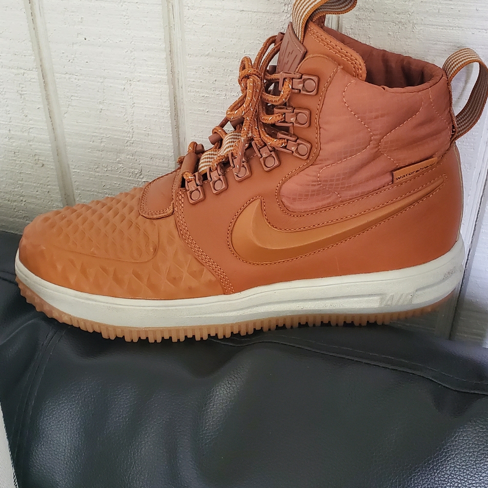 Nike Lunar Air Force 1 AF1 Duckboot Waterproof Shoes Mid Women’s Cider